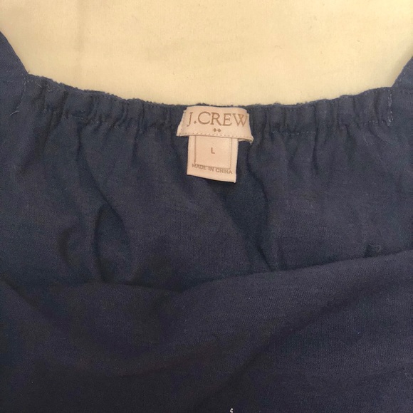 J. Crew Factory Navy Fringe Tank - Picture 6 of 6